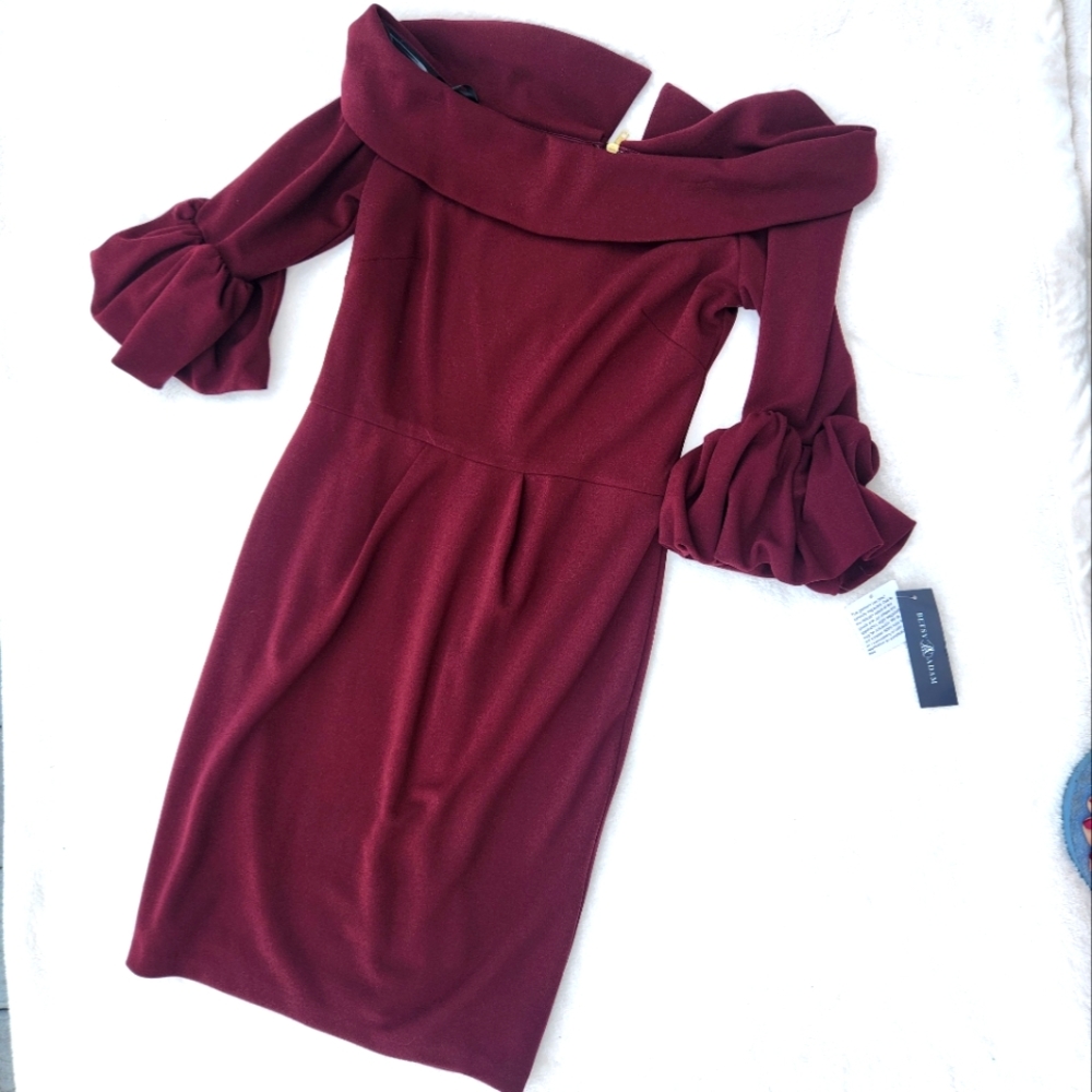 Betsey Adams Off the Shoulder Cocktail Dress